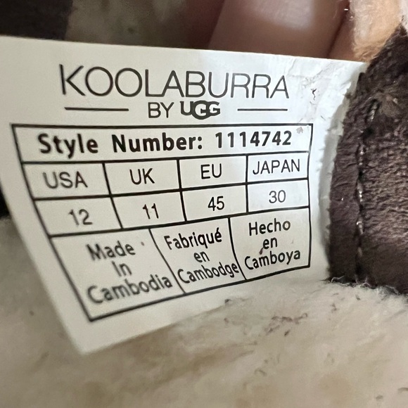 NWT UGG Koolaburra Men’s Waterproof Rostin Tall Snow Boots size 12 - Picture 13 of 13